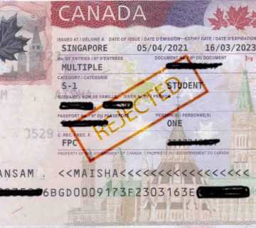 Canada Student Visa Rejected